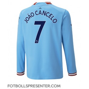 Manchester City Joao Cancelo #7 Hemma Matchtröja 2022-23 Långärmad